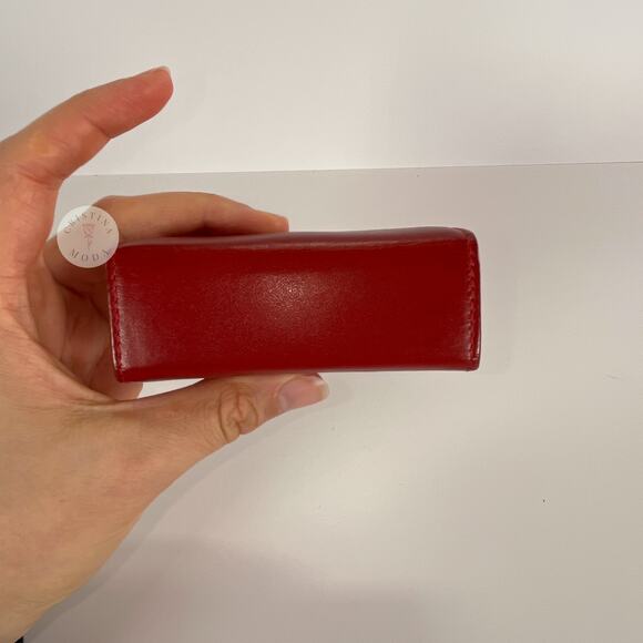 Vintage Coach Lipstick Case Red Italy - Picture 4 of 10
